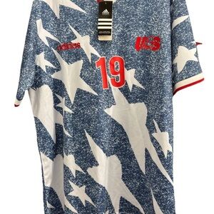 Adidas USA Scored Team Claudio Reyna #19 World Cup Soccer Jersey Sz. 2X New